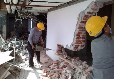 怎么計算拆除墻面的工程量？