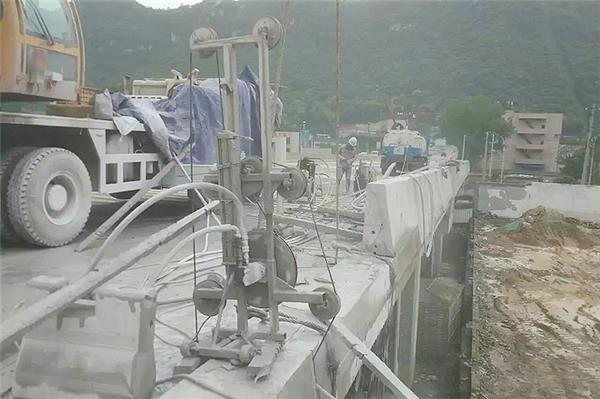 橋梁橋墩拆除中繩據切割的施工技術及工藝