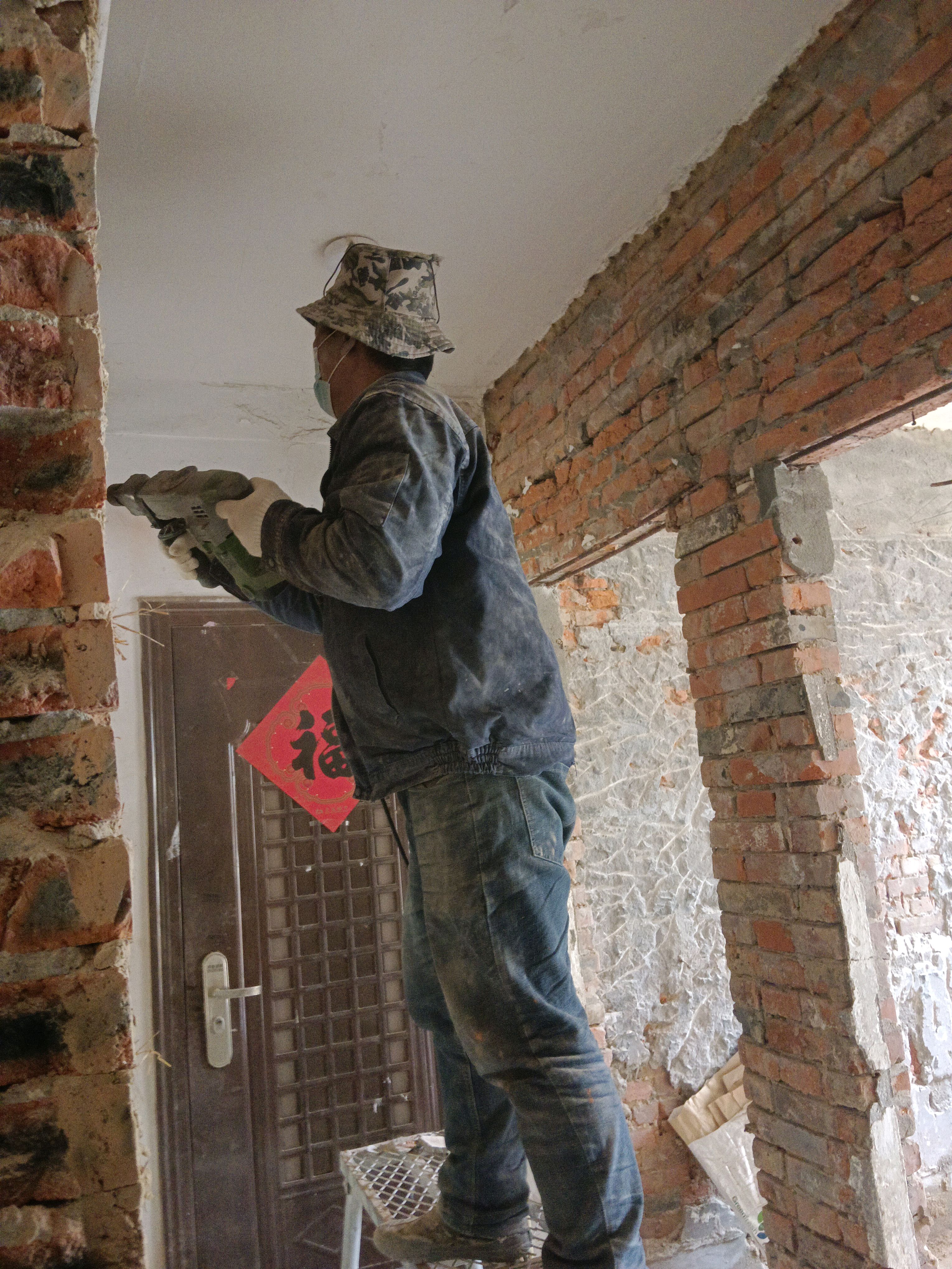 裝修拆除，拆除墻磚，墻面拆除