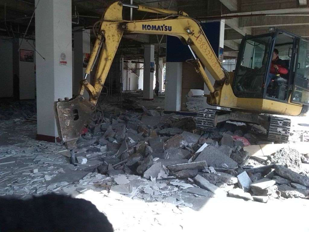 地面拆除，地面破碎，人工拆除