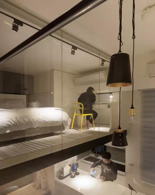 石家莊32歲小哥的42㎡小家，拆掉室內所有隔墻，打造通透無敵大空間